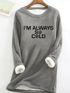 Women's Pullover Sweatshirt Letter Casual Comfrt Long Sleeve Crew Neck Regular Tops Street Dailywear Print Black Pink Blue Gray Fall Winter