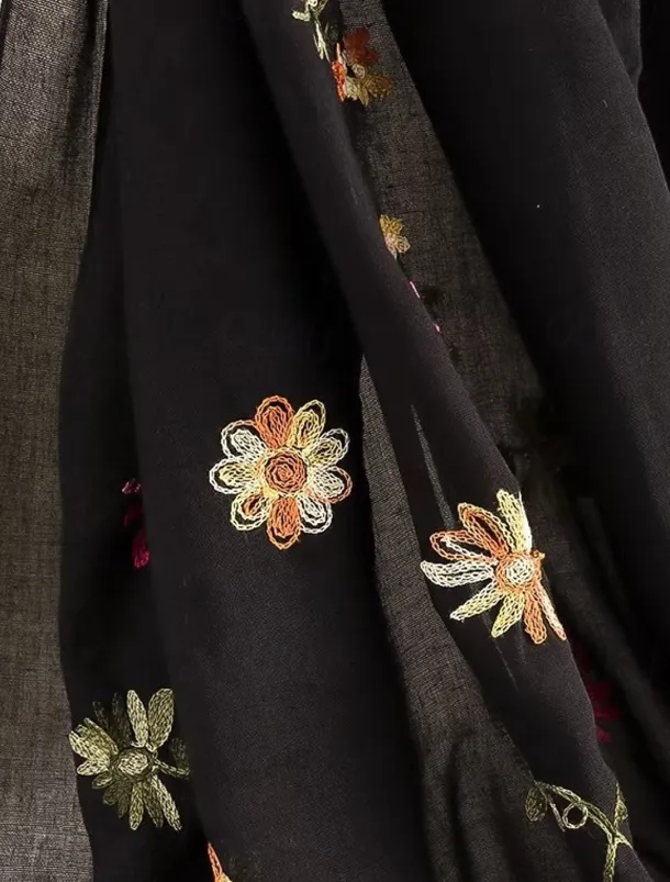 Women's Rectangle Scarf Street Daily Date Beige Black Pink Scarf Floral