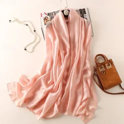 Women's Rectangle Scarf Street Daily Date Blue Pink Scarf Pure Color