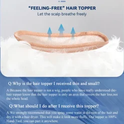 Women's Remy Human Hair Toupees Straight Capless Women / Classic / Best Quality Party / Party / Evening / Evening Party