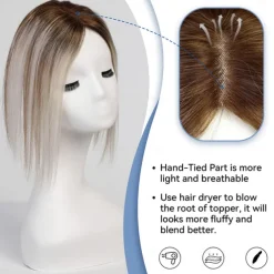 Women's Remy Human Hair Toupees Straight Capless Women / Classic / Best Quality Party / Party / Evening / Evening Party
