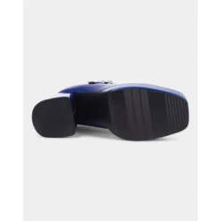 Women's Retro Patent Faux Leather Chunky Mary Jane Pumps with Double Strap – Fashion Block Heel Shoes for Vintage-Inspired Party or Casual Outfits