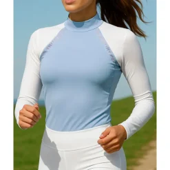 Women's Running Shirt Tennis Shirt Slim Long Sleeve Tee Tshirt Breathable Quick Dry Lightweight Tennis Golf Running Sportswear Activewear Color Block Black Pink Blue