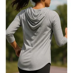 Women's Running Shirt Tennis Shirt Buttons Long Sleeve Tee Tshirt Breathable Quick Dry Lightweight Tennis Golf Running Sportswear Activewear Solid Colored Black White Gray