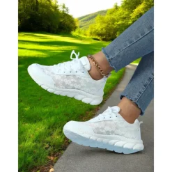 Women's Running Shoes - Comfortable Lightweight Sneakers with Breathable Mesh, Ideal for Daily Jogging and Fitness