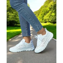 Women's Running Shoes - Comfortable Lightweight Sneakers with Breathable Mesh, Ideal for Daily Jogging and Fitness