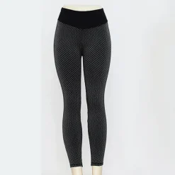 Women's Running Tights Leggings Mesh Seamless High Waist Tights Sports Indoor Fall Tummy Control Butt Lift Moisture Wicking Soft Fitness Gym Workout Running Skinny Sportswear Activewear Black Pink