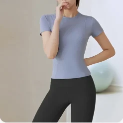 Women's Running T-Shirt Short Sleeve Tee Tshirt Casual Athleisure Breathable Quick Dry Soft Gym Workout Running Walking Sportswear Activewear Solid Colored Black Pink Royal Blue