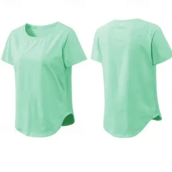 Women's Running T-Shirt Short Sleeve Tee Tshirt Casual Athleisure Breathable Quick Dry Soft Gym Workout Running Walking Sportswear Activewear Solid Colored Apricot Black Pink