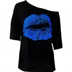 Women's 80s Costumes Outfit 1980s T-Shirts Accessories Set Tee Tutu Skirt Earrings Necklace Bracelets Fishnet Gloves Legwarmers Headband 8 Pcs