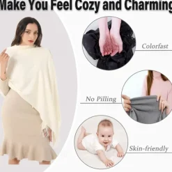 Women's Scarf Pashmina Shawls and Wraps for Evening Dress Wedding Bridesmaid Gift Soft Large Scarves