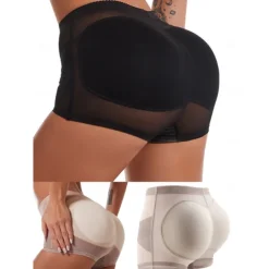 Women's Scrunch Butt Shorts Shapewear Fashion Casual Short Plain Mesh Patchwork Ruched Butt Lifting Tummy Control Butt Lift Comfort High Elasticity Home Daily Fitness Black Apricot Skinny