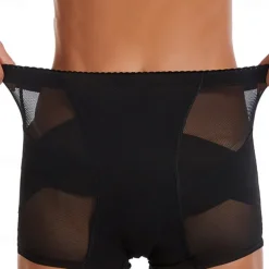 Women's Scrunch Butt Shorts Shapewear Fashion Casual Short Plain Mesh Patchwork Ruched Butt Lifting Tummy Control Butt Lift Comfort High Elasticity Home Daily Fitness Black Apricot Skinny