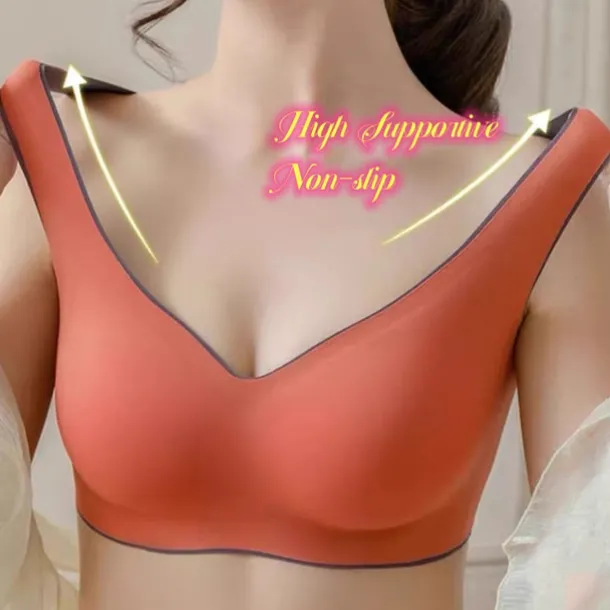 Women's Seamless Full Coverage Wireless Stretchy Daily Comfort Bra