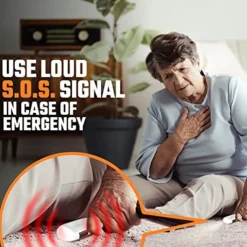 Women's Self Defense Personal Alarm Key Fob USB Rechargeable 130 dB Loud Security Alarm Whistle with LED Light Panic Button or Pull Pin Alarm Device Key Fob