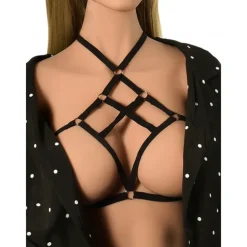 Women's Sexy Bodies Pure Color Lovers Hot Home Valentine's Day Bed Breathable Backless Hole Summer Spring Home Outfits