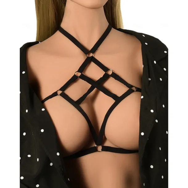 Women's Sexy Bodies Pure Color Lovers Hot Home Valentine's Day Bed Breathable Backless Hole Summer Spring Home Outfits