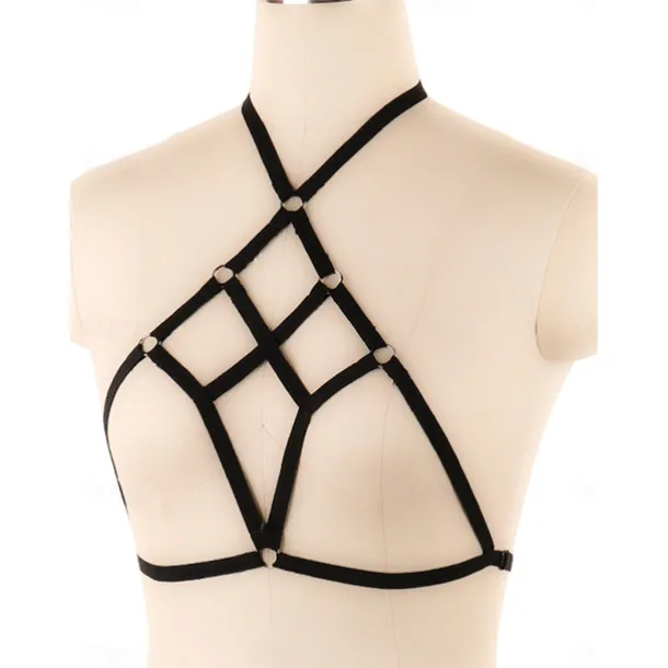 Women's Sexy Bodies Pure Color Lovers Hot Home Valentine's Day Bed Breathable Backless Hole Summer Spring Home Outfits