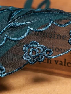 Women's Sexy Lingerie Panties Flower Lovers Hot Comfort Home Valentine's Day Bed Nylon Breathable Embroidery Hole Summer Spring Home Outfits