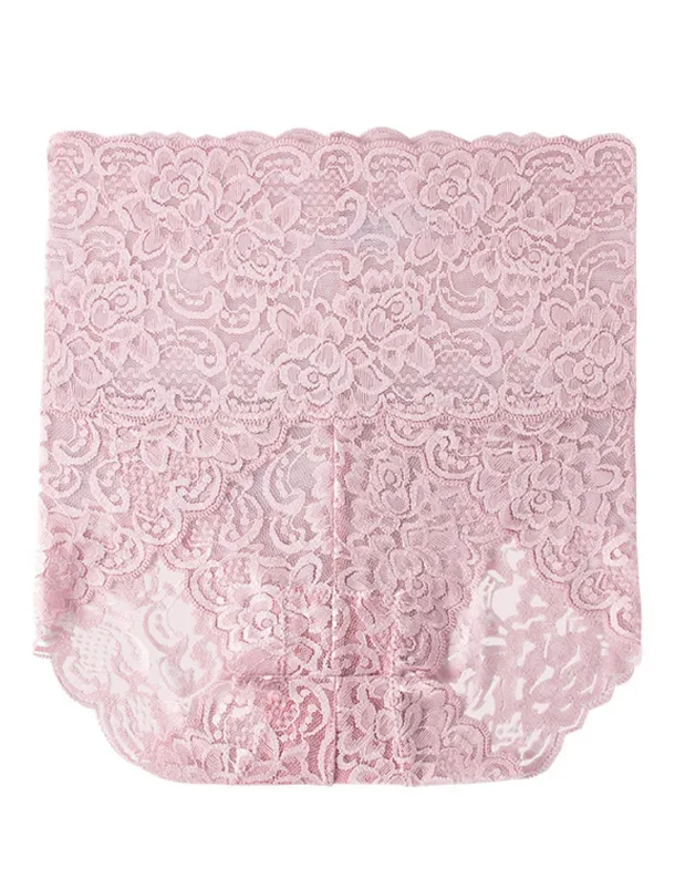 Women's Sexy Panties Brief Underwear 1 PC Underwear Sexy Comfort Lace Pure Color PU High Waist Sexy Green Black Purple M L XL Home Outfits