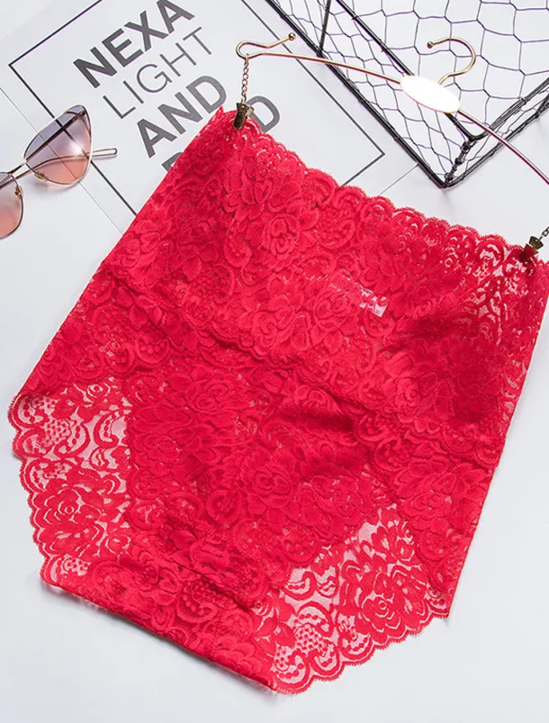 Women's Sexy Panties Brief Underwear 1 PC Underwear Sexy Comfort Lace Pure Color PU High Waist Sexy Green Black Purple M L XL Home Outfits