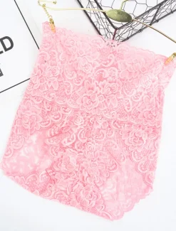 Women's Sexy Panties Brief Underwear 1 PC Underwear Sexy Comfort Lace Pure Color PU High Waist Sexy Green Black Purple M L XL Home Outfits