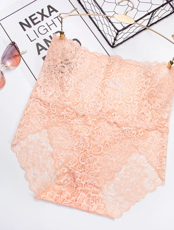 Women's Sexy Panties Brief Underwear 1 PC Underwear Sexy Comfort Lace Pure Color PU High Waist Sexy Green Black Purple M L XL Home Outfits