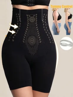 Women's Shapewear Shapewear Short High Waist Plain Elastic Waistband Soft Comfortable High Elasticity Yoga Cuticolor Grey Black Brown Summer Spring Slim Fit