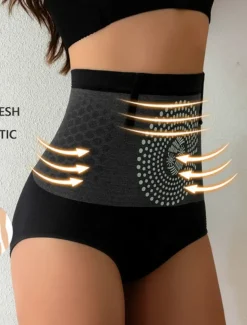 Women's Shapewear Waist Trainer Sport Pure Color Elastic Waist Daily Sleeveless Black Summer Spring Fall Winter