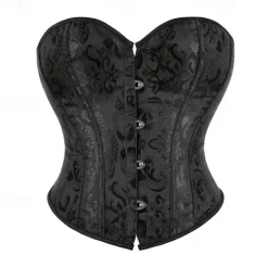 Women's Shapewears Bustier Corset Top Carnival Date Club Corsets Sexy Punk & Gothic Pure Color Buckle Home Outfits