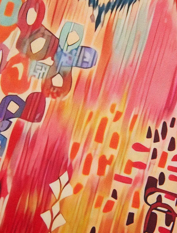 Women's Shirt Basic Buttons Print Long Sleeve Regular Tops Casual Pink Blue Green Spring Fall