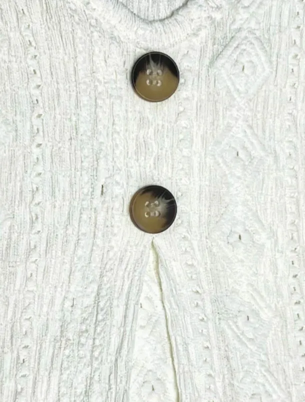 Women's Shirt Blouse Solid Color Stylish Casual Long Sleeve V Neck Regular Tops Daily Buttons Eyelet Black White Summer Spring Fall