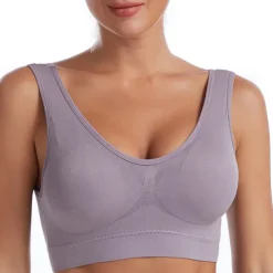 Women's Shockproof Sports Bra Light Support Plus Size Bralette Removable Pad Nylon Spandex Yoga Fitness Gym Workout 10 Colors Breathable Lightweight Soft Padded Home Outfits