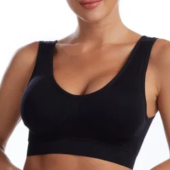 Women's Shockproof Sports Bra Light Support Plus Size Bralette Removable Pad Nylon Spandex Yoga Fitness Gym Workout 10 Colors Breathable Lightweight Soft Padded Home Outfits