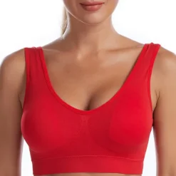 Women's Shockproof Sports Bra Light Support Plus Size Bralette Removable Pad Nylon Spandex Yoga Fitness Gym Workout 10 Colors Breathable Lightweight Soft Padded Home Outfits