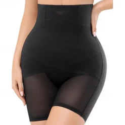 Women's Short Leggings Mesh Butt Lift High Waist Gym Workout Shorts Black Beige Sports Activewear Stretchy Slim