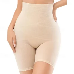 Women's Short Leggings Mesh Butt Lift High Waist Gym Workout Shorts Black Beige Sports Activewear Stretchy Slim