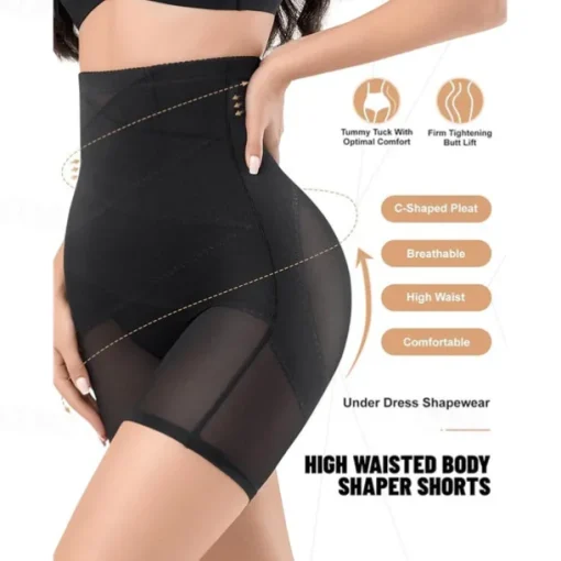 Women's Short Leggings Mesh Butt Lift High Waist Gym Workout Shorts Black Beige Sports Activewear Stretchy Slim