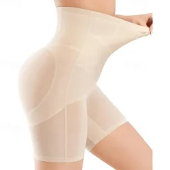Women's Short Leggings Mesh Butt Lift High Waist Gym Workout Shorts Black Beige Sports Activewear Stretchy Slim