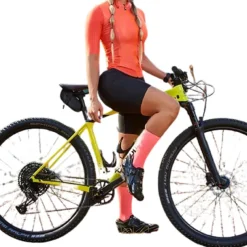 Women's Short Sleeve Triathlon Tri Suit Cycling Jersey with Shorts 3D Pad Summer Spandex Polyester Polka Dot Plaid Checkered Bike Clothing Suit Breathable Quick Dry Moisture Black / Red Green Black