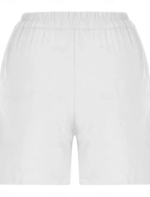 Women's Shorts Solid Color Chinos Fashion Basic Short Medium Waist Plain Pocket Elastic Waist Comfort Outdoor Micro-elastic Vacation Street Causal Army Green Black White Blue Summer Regular Fit
