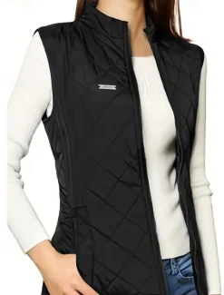 Women's Shrugs Sleeveless Turtleneck Black Army Green Blue Brown Spring Fall Winter
