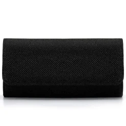 Women's Silver Glitter Clutch Purse – Elegant Evening Handbag with Chain Strap for Weddings, Parties, and Formal Events