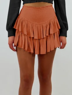 Women's Skirt A Line Fashion Casual Mini High Waist Skirts Solid Colored Layered Street Daily Black White Pink Red Summer Rayon