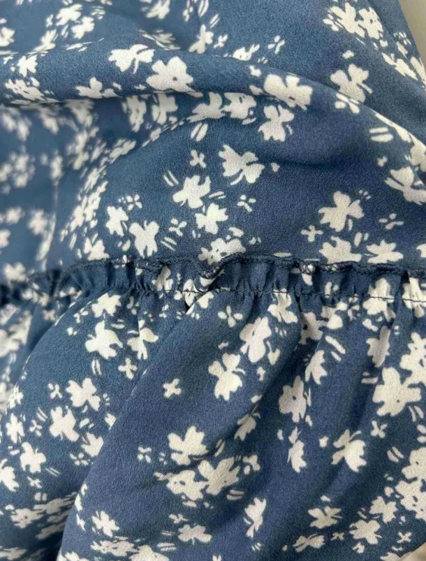 Women's Skirt A Line Swing Bohemia Casual Maxi High Waist Skirts Floral Print Micro-elastic Street Daily Black Blue Summer Polyester