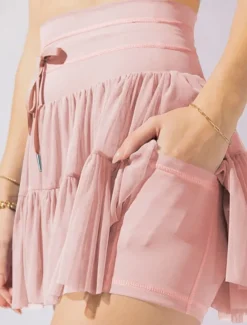 Women's Skirt Tutu Fashion Casual Mini High Waist Skirts Solid Colored Casual Daily Weekend Apricot Black White Pink Summer Polyester