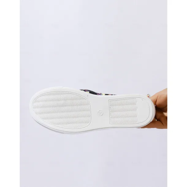 Women's Skull Print Lace-Up Sneakers – Gothic Casual Low-Top Shoes with White Soles, Perfect for Halloween and Everyday Street Style