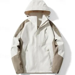 Women's Softshell Jacket Hiking Jacket Outdoor Color Block Windproof Water Resistant Windbreaker Jacket Traveling Light Pink Black Ivory Pink Blue