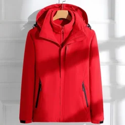 Women's Softshell Jacket Hiking Jacket Winter Outdoor Thermal Warm Fleece Lining Windproof Water Resistant 3-in-1 Jacket Fleece Jackets Windbreaker Jacket Traveling Black Ivory Pink Red Purple