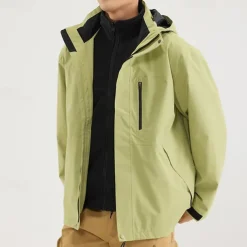 Women's Softshell Jacket Hiking Jacket Winter Outdoor Color Block Thermal Warm Fleece Lining Windproof Water Resistant 3-in-1 Jacket Winter Jacket Lightweight Jacket Traveling Black White Ivory